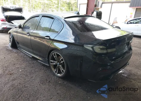 2018 BMW M550I xDrive из США, поврежденный, VIN WBAJB9C51JB035949